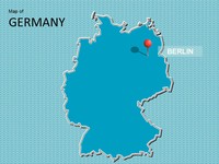 Map of Germany Template