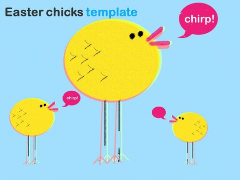 Easter Chicks PowerPoint Template