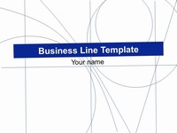 Business Line PowerPoint Template thumbnail