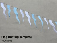 Flag Bunting Template