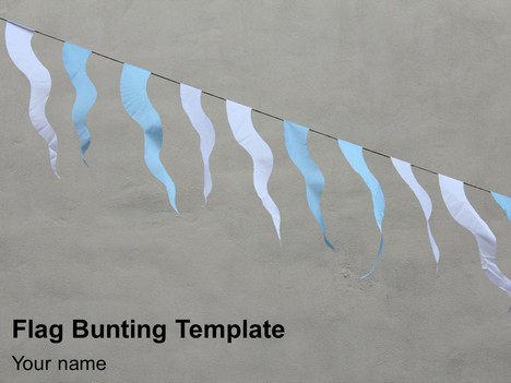 Flag Bunting Template