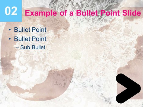 Flowerburst PowerPoint Template inside page