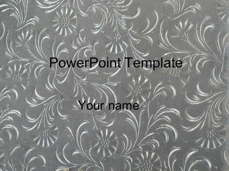 Patterned Glass Template
