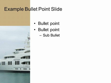 Ship PowerPoint Template inside page