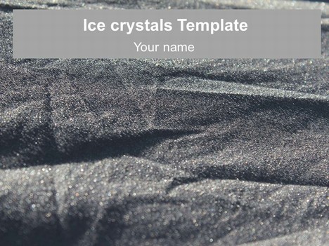 Ice Crystals Template