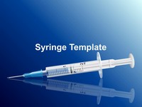 Syringe PowerPoint Template thumbnail