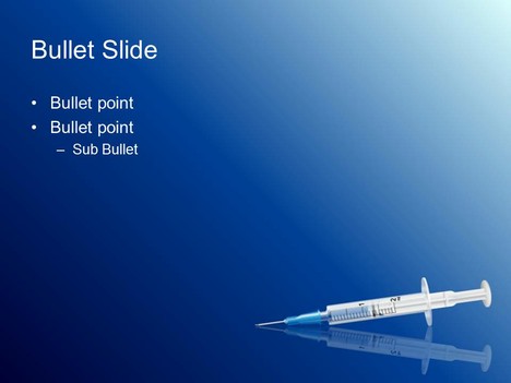 Syringe PowerPoint Template inside page