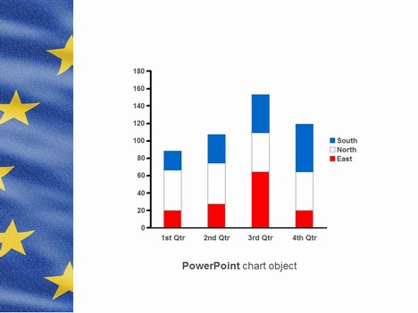 European Union Flag PowerPoint Template inside page