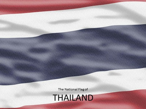Thailand Flag PowerPoint Template