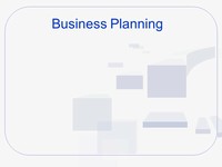 Business Planning Template thumbnail