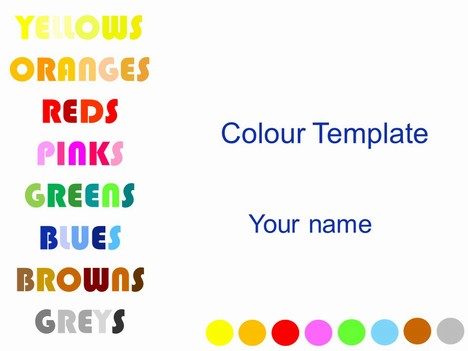 Colour Template