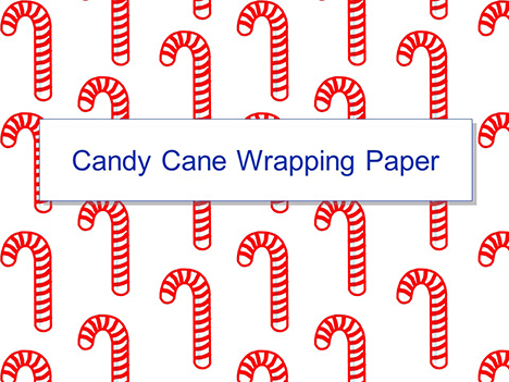 Candy Cane Wrapping Paper