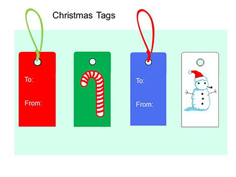 Christmas Tags PowerPoint