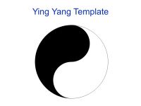 Ying Yang PowerPoint Template thumbnail