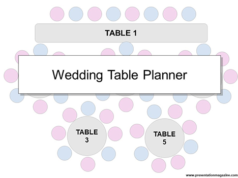 Wedding Table Planner Template
