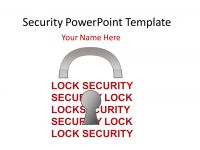Security PowerPoint Template thumbnail