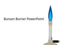 Bunsen Burner PowerPoint Template thumbnail