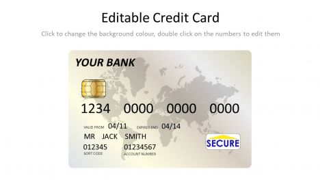 Platinum Credit Card Template