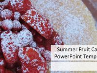 Summer Fruit Cake PowerPoint