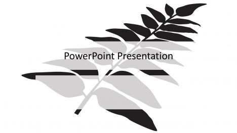 Black Fern PowerPoint Template