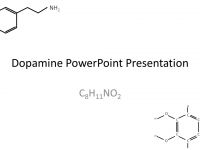 Dopamine Molecule PowerPoint Template thumbnail