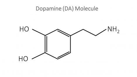 Dopamine Molecule PowerPoint Template inside page