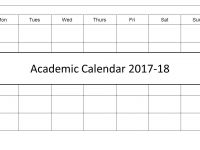 Academic Calendar 2017 PowerPoint Template thumbnail