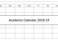 Academic Calendar 2018 PowerPoint Template thumbnail