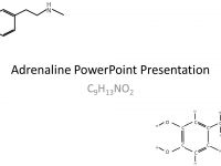 Adrenaline Molecule PowerPoint Template