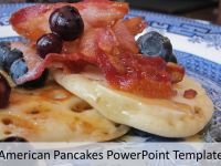 American Pancake PowerPoint Template thumbnail