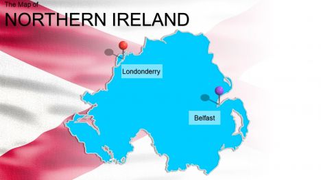 Northern Ireland Widescreen PowerPoint Template inside page