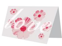 Pink Flower Card Template thumbnail
