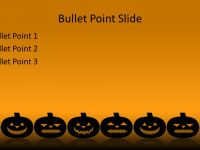 Scary Halloween Pumpkins PowerPoint Template