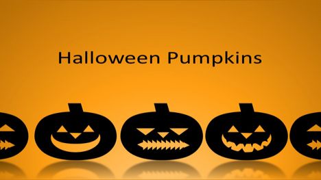 Scary Halloween Pumpkins PowerPoint Template