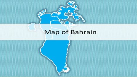 Bahrain Map PowerPoint Template