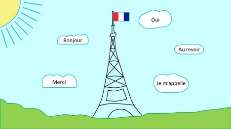 Eiffel Tower French PowerPoint Template inside page