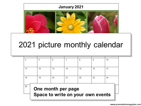 2021 Picture Calendar