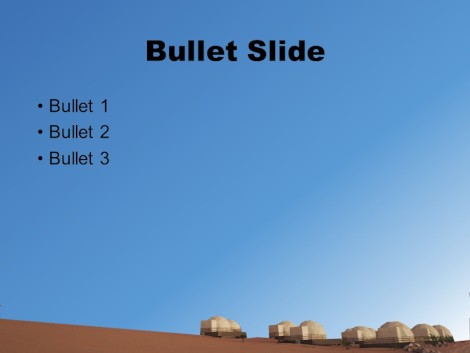 Desert Camp PowerPoint Template inside page