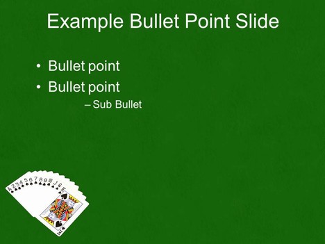 Blackjack powerpoint template