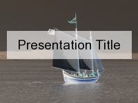 Moody Ship PowerPoint Template