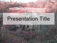 Ruined Fort PowerPoint Template thumbnail