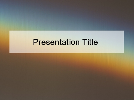 Chromatic Aberration PowerPoint Template