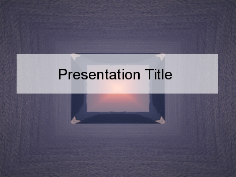 Purple Crystal PowerPoint Template