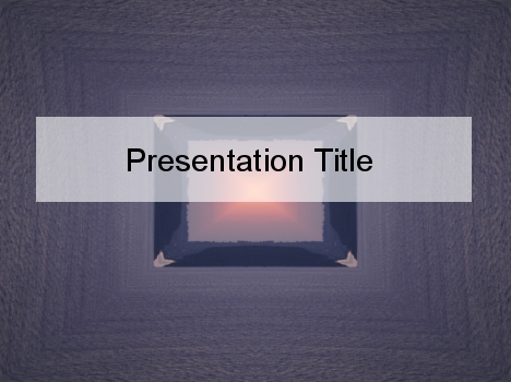 Purple Crystal PowerPoint Template