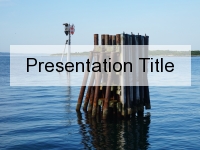 Nautical Raft PowerPoint Template thumbnail