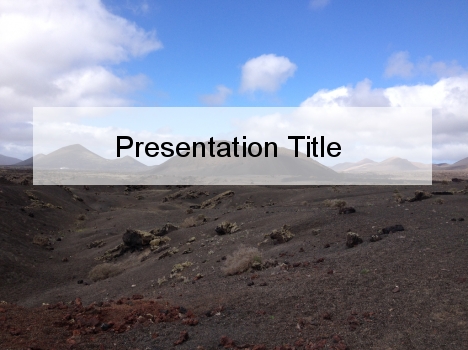 Volcanic Abyss PowerPoint Template