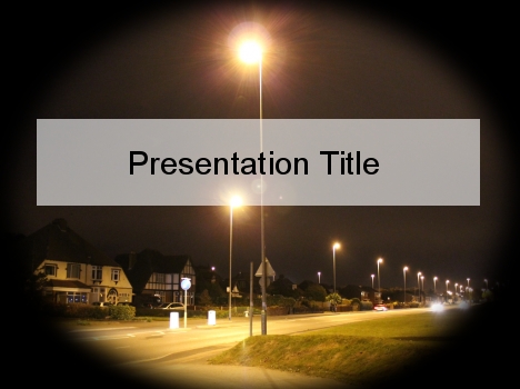 Streetlight PowerPoint Template