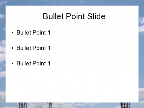 Radio Antenna PowerPoint Template inside page