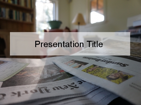 Media Studies PowerPoint Template