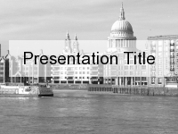 Moody London PowerPoint Template thumbnail